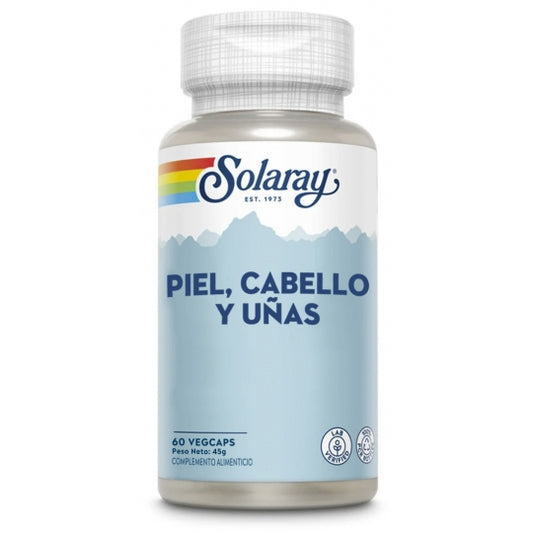 Piel Cabello Uñas 60 cápsulas | Solaray - Dietetica Ferrer