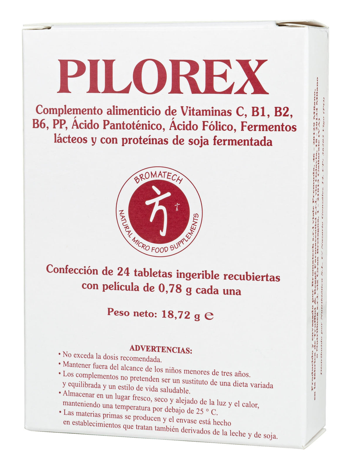Pilorex 24 cápsulas | Bromatech - Dietetica Ferrer