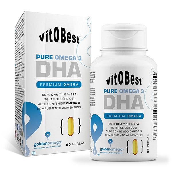 Pure Omega 3 DHA 90 perlas | Vitobest - Dietetica Ferrer