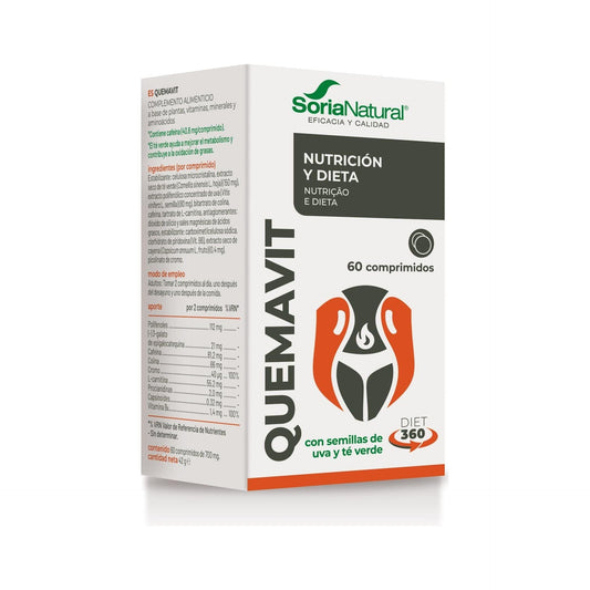 Quemavit 60 Comprimidos | Soria Natural - Dietetica Ferrer