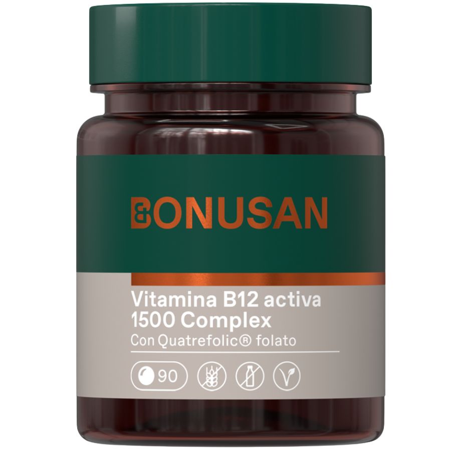 Coenzima B12 1500 mcg Plus 90 Tabletas | Bonusan - Dietetica Ferrer