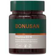 Vitamina D3 15 mcg 600 UI 90 Capsulas | Bonusan - Dietetica Ferrer