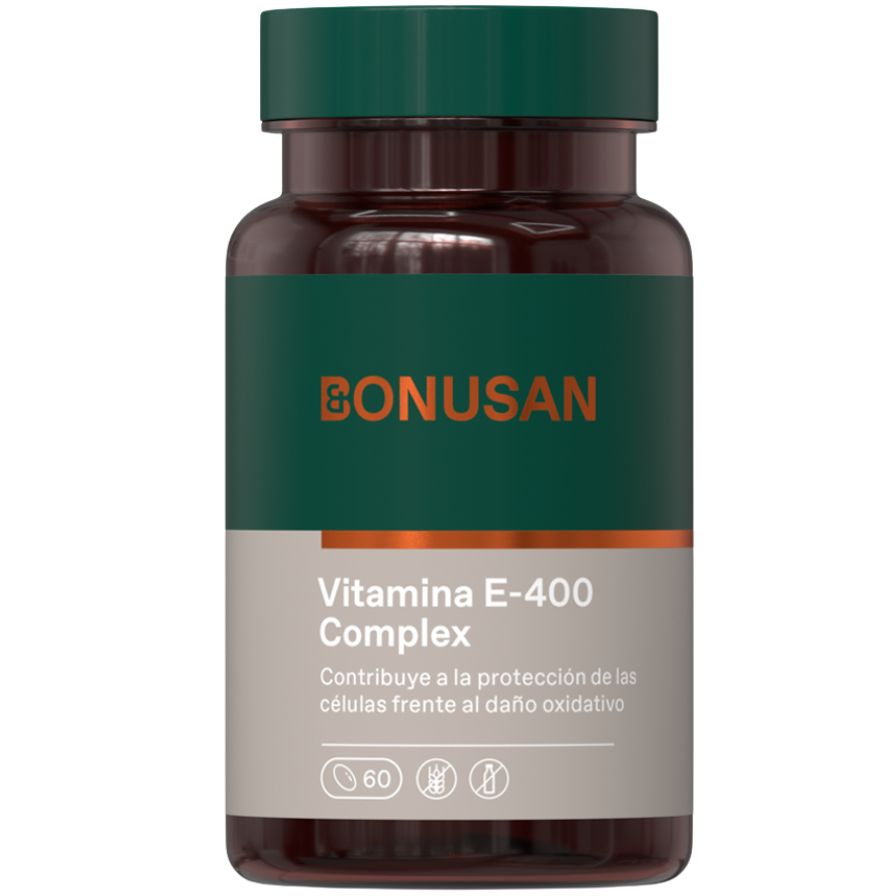 Vitamina E 400 Complejo 60 Capsulas | Bonusan - Dietetica Ferrer