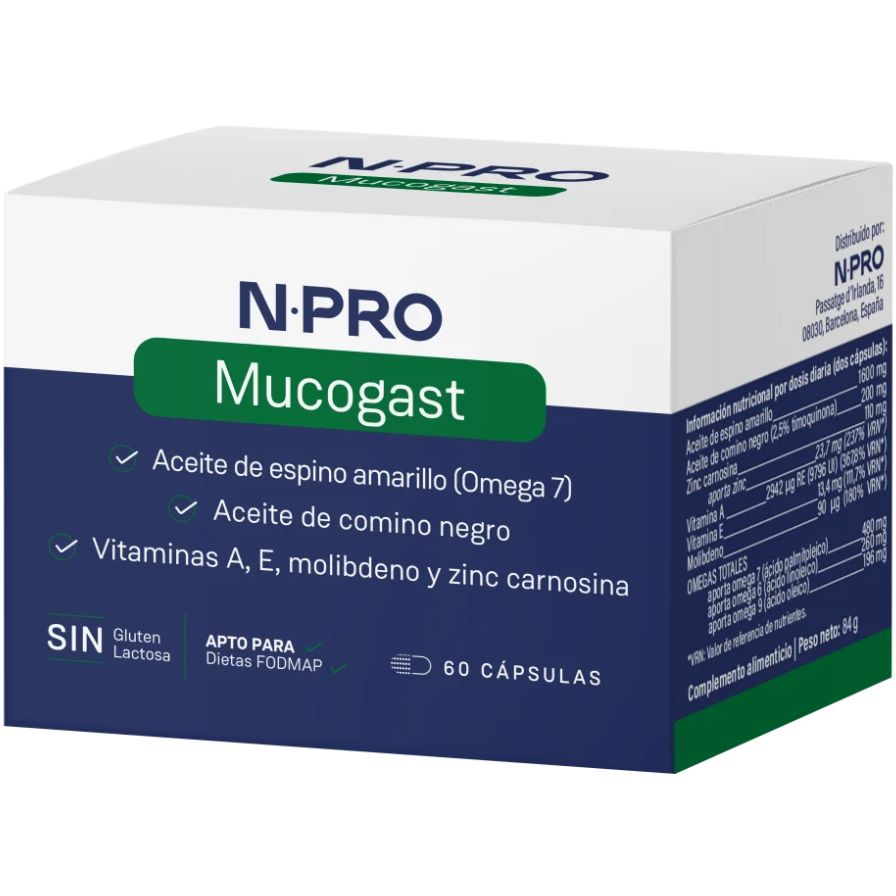 Mucogast 60 Perlas | NPRO - Dietetica Ferrer