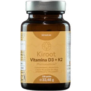 Vitamina D3+K2 120 pérolas | Kiroot