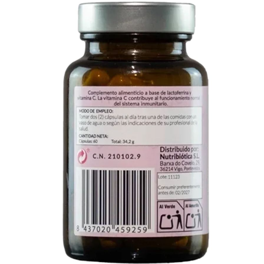 Lactoferrina 60 cápsulas | Kiroot