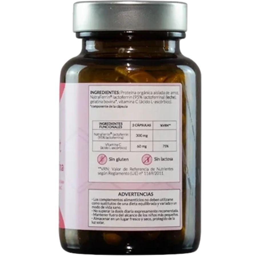 Lactoferrina 60 cápsulas | Kiroot