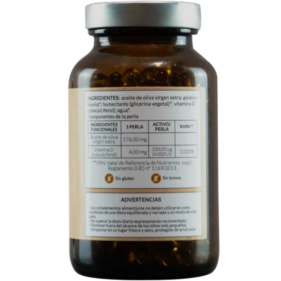 Vitamina D3 360 perlas | Kiroot - Dietetica Ferrer