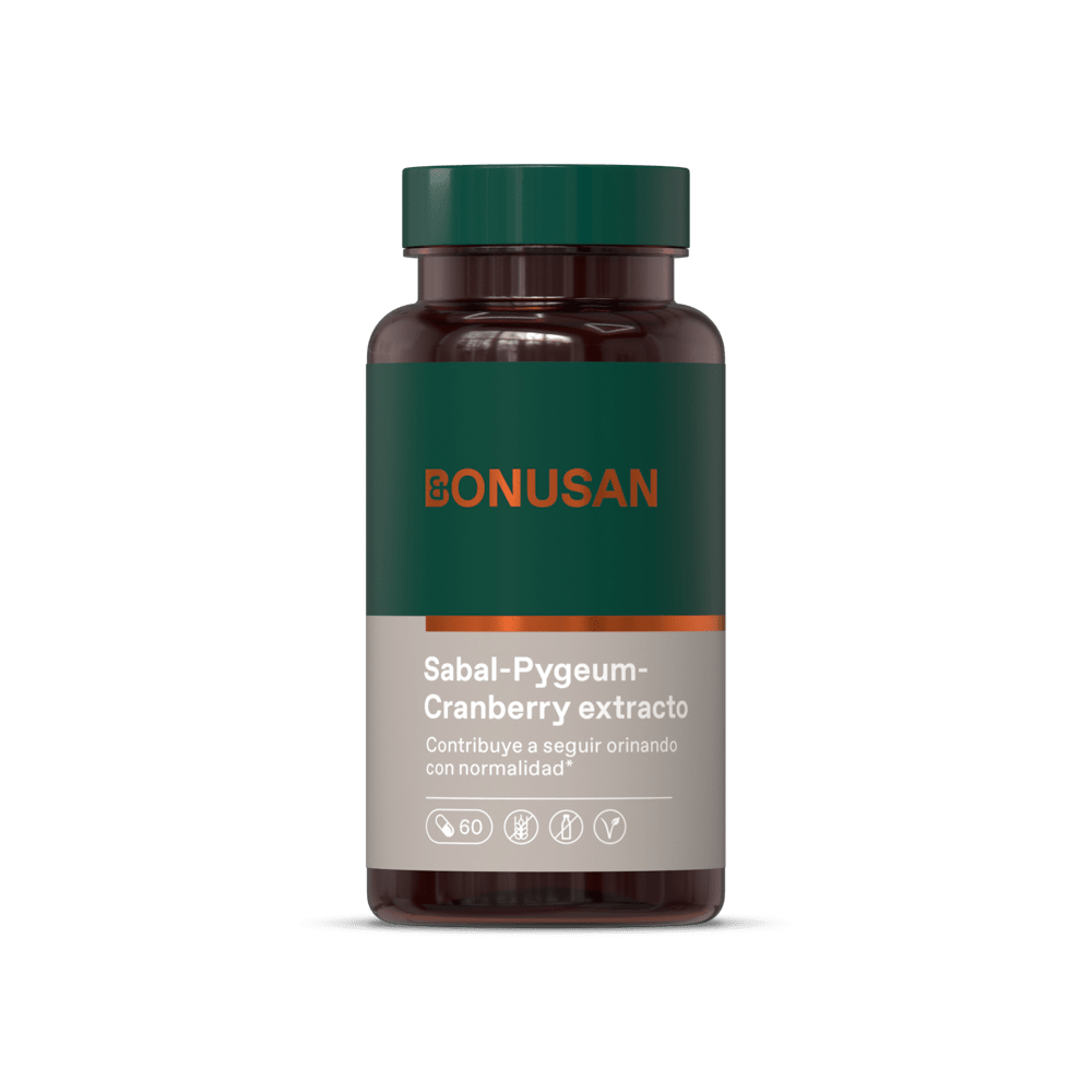 Sabal Pygeum Cranberry Extracto 60 Capsulas | Bonusan - Dietetica Ferrer