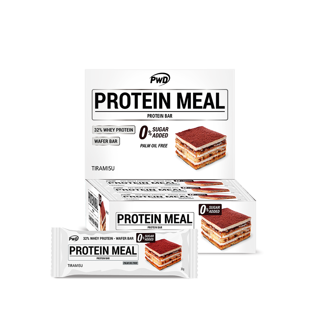 Barritas Protein Meal Caja de 12 | PWD Nutrition - Dietetica Ferrer