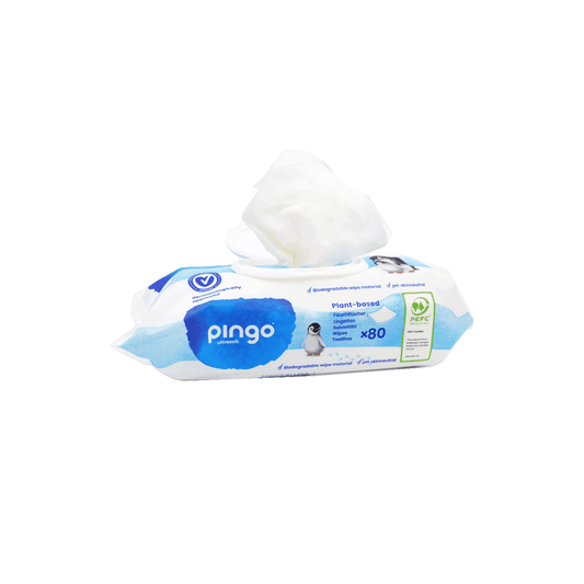 Toallitas Humedas Bebe Bio 80 Uds | Pingo - Dietetica Ferrer