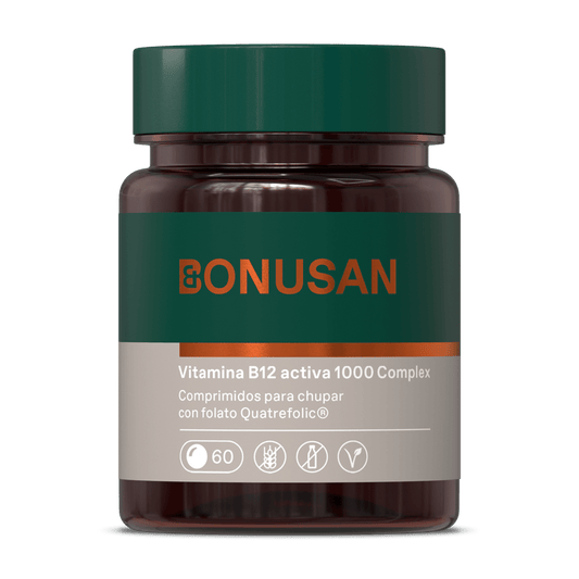 Vitamina B12 Activa 1000 mcg 60 Comprimidos | Bonusan - Dietetica Ferrer