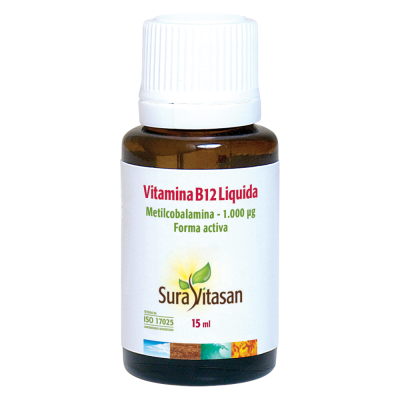 Vitamina B12 Líquida 15 ml | Sura Vitasan - Dietetica Ferrer