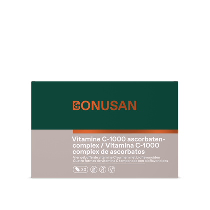 Vitamina C-1000 complejo 30 tabletas | Bonusan - Dietetica Ferrer