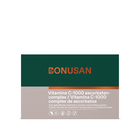 Vitamina C-1000 complejo 30 tabletas | Bonusan - Dietetica Ferrer