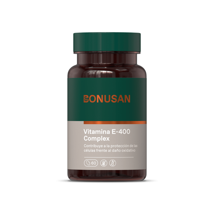 Vitamina E 400 Complejo 60 Capsulas | Bonusan - Dietetica Ferrer