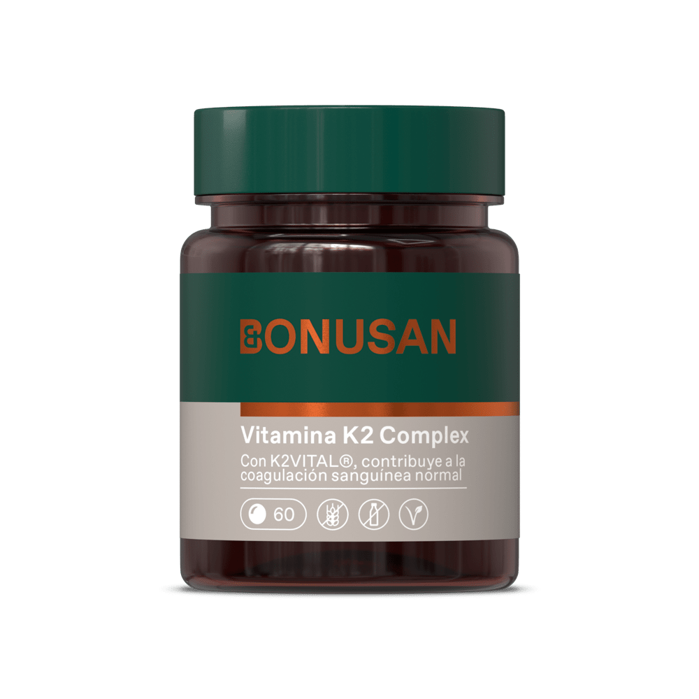Vitamina K2 100 mcg Plus 60 Comprimidos | Bonusan - Dietetica Ferrer