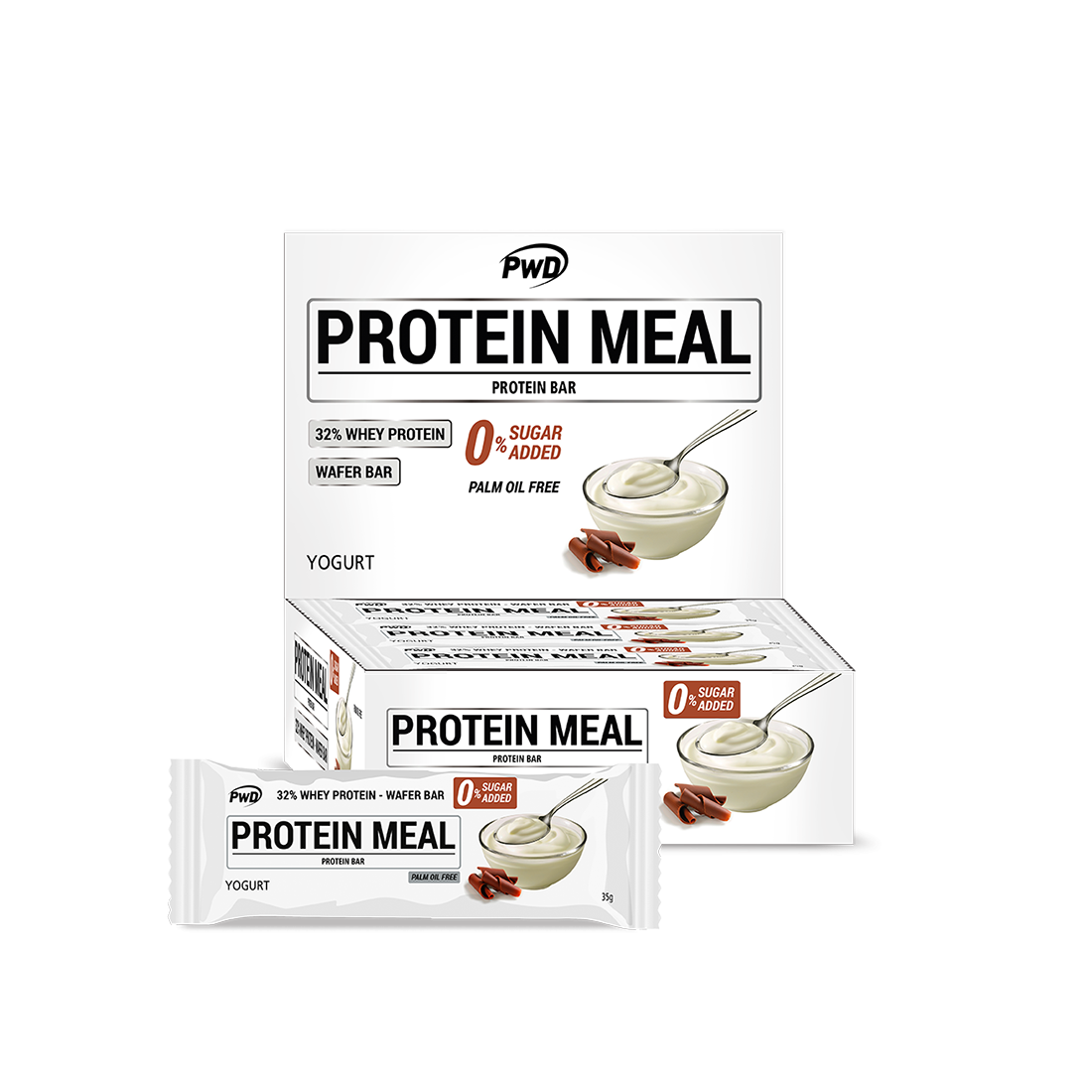 Barritas Protein Meal Caja de 12 | PWD Nutrition - Dietetica Ferrer