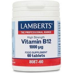 Vitamina B12 1000 µg 60 Tabletas | Lamberts - Dietetica Ferrer