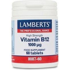 Vitamina B12 1000 µg 60 Tabletas | Lamberts - Dietetica Ferrer