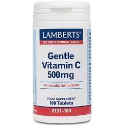 Gentle Vitamina C 500 mg 100 Tabletas | Lamberts - Dietetica Ferrer