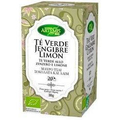 Te Verde Jengibre y Limon Bio 20 Filtros | Artemis - Dietetica Ferrer