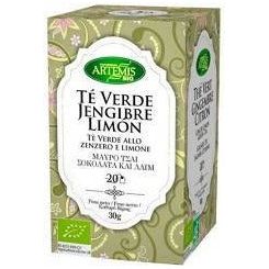 Te Verde Jengibre y Limon Bio 20 Filtros | Artemis - Dietetica Ferrer