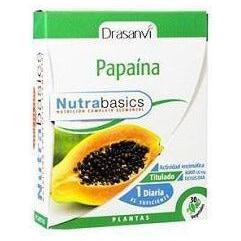 Papaina 30 Capsulas Nutrabasics | Drasanvi - Dietetica Ferrer
