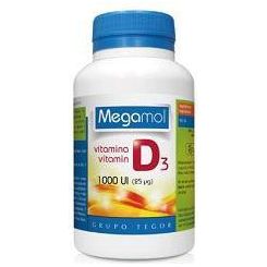 Vitamina D3 1000 Ui Megamol 100 Capsulas | Tegor - Dietetica Ferrer