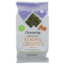 Alga Nori Snack Curcuma Bio 4 gr | Clearspring - Dietetica Ferrer