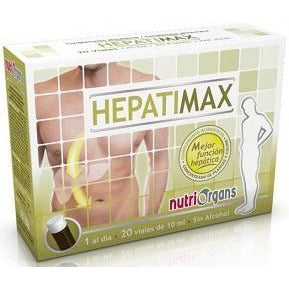 Hepatimax 20 Viales | Nutriorgans - Dietetica Ferrer