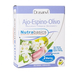 Ajo Espino Olivo 500 mg 60 Perlas | Drasanvi - Dietetica Ferrer