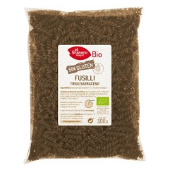 Fusilli de Trigo Sarraceno sin Gluten Bio 500 gr | El Granero Integral - Dietetica Ferrer