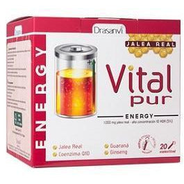 Vitalpur Energy 20 Viales | Drasanvi - Dietetica Ferrer