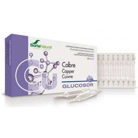 Glucosor Cobre 28 Ampollas | Soria Natural - Dietetica Ferrer