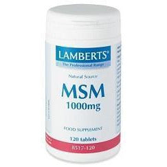 MSM 1000mg 120 Comprimidos | Lamberts - Dietetica Ferrer