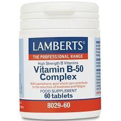 Complejo de Vitaminas B 50 60 Tabletas | Lamberts - Dietetica Ferrer