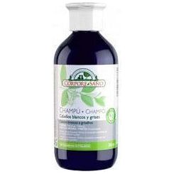 Champu Henna Indigo Cabellos Blancos Grises 300 ml | Corpore Sano - Dietetica Ferrer