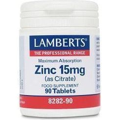 Zinc 15 mg | Lamberts - Dietetica Ferrer