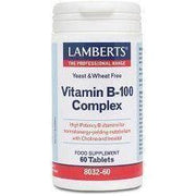 Complejo de Vitaminas B 100 60 Tabletas | Lamberts - Dietetica Ferrer