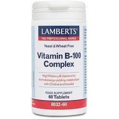 Complejo de Vitaminas B 100 60 Tabletas | Lamberts - Dietetica Ferrer