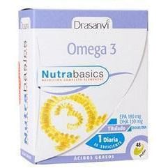 Omega 3 1000 mg 48 Perlas Nutrabasics | Drasanvi - Dietetica Ferrer