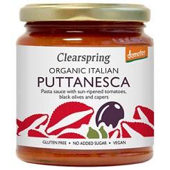 Salsa Puttanesca Demeter Bio 300 gr | Clearspring - Dietetica Ferrer