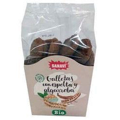 Galletas de Espelta y Algarroba 200 gr | Sanavi - Dietetica Ferrer