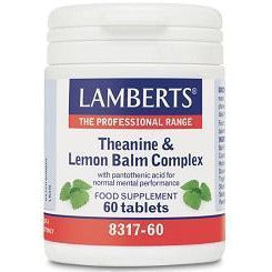 Complejo de Teanina y Balsamo de Limon 60 Tabletas | Lamberts - Dietetica Ferrer