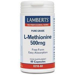 L Metionina 500 mg 60 Capsulas | Lamberts - Dietetica Ferrer