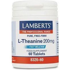 L Teanina 200 mg 60 Tabletas | Lamberts - Dietetica Ferrer