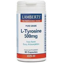 L Tirosina 500 mg 60 Capsulas | Lamberts - Dietetica Ferrer