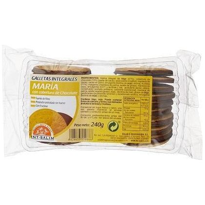 Galletas Maria Integrales con Chocolate 240 gr | Int Salim - Dietetica Ferrer