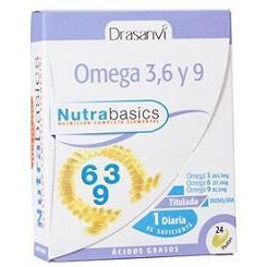 Omega 3-6-9 24 Perlas Nutrabasics | Drasanvi - Dietetica Ferrer